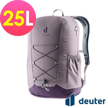 【deuter 德國】 GOGO休閒旅遊後背包25L(3813224薰衣草紫/日用/學生背包)