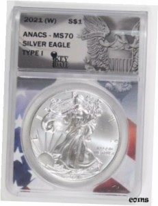 アンティークコイン NGC PCGS W Bullion Silver Eagles ANACS Type MS-70