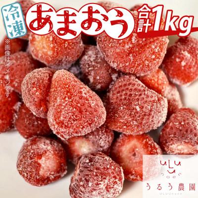 ふるさと納税 中間市 冷凍あまおう1kg(中間市)