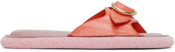 Dries Van Noten 粉色束带凉鞋