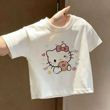 Mimo⭐女童純棉短袖t恤半袖t寬鬆百搭舒適女孩夏天必備款可愛上衣