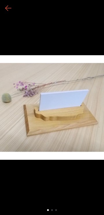 台灣檜木名片座   含雷射雕刻 14.8*7.5*2cm