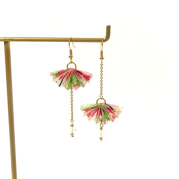 【SGS檢驗合格】日系摺紙系列耳環-扇子款 (限定色)