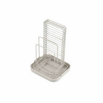 ベストコ Style Storage 包丁・まな板スタンド ワームグレー 水切り LD-269