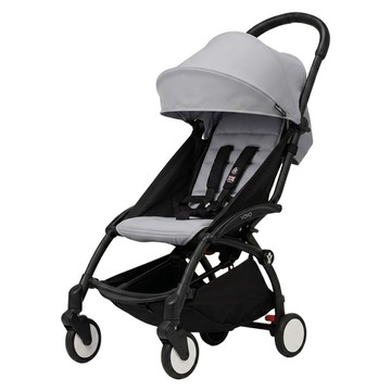 STOKKE YOYO3 6+推車套件組合  黑色車架 + 岩石灰