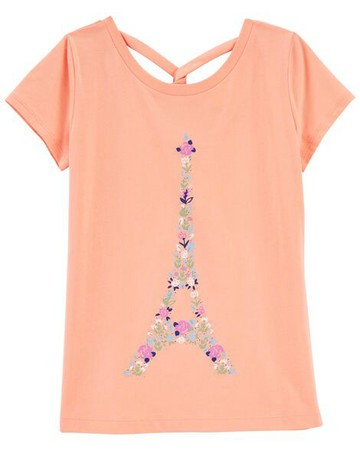 Kid Eiffel Tower Jersey Tee