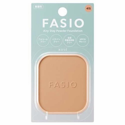 ファシオ エアリーステイ パウダーファンデーション 415 (10g) ナチュラル美肌ファンデーション