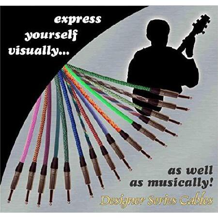 CAMO Designer Series Guitar Cables 25 ft. STRAIGHT to RIGHT ANGLE