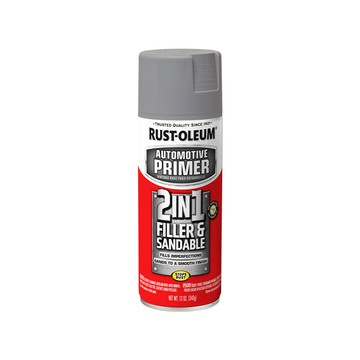 RUSTOLEUM 補土型可研磨底漆 灰色 260510 (抑制鐵鏽/340g)
