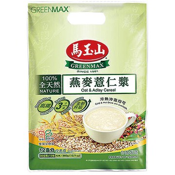 馬玉山 燕麥薏仁漿 30g(12入)/袋【康鄰超市】