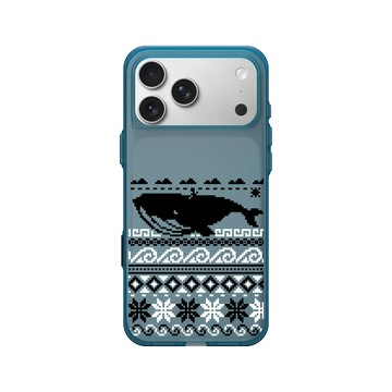 iPhone 17 Pro Max Clear (相機按鈕) 夜幕藍 - 花生騷 WasangShow - 五原素海洋經典圖騰