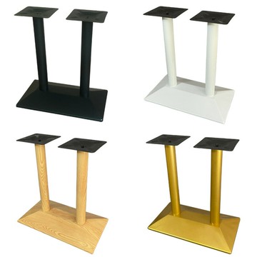 優樂悅~餐臺腳鐵藝桌腳西餐桌支架咖啡廳桌腳架巖板桌腿奶茶店吧臺腳底座