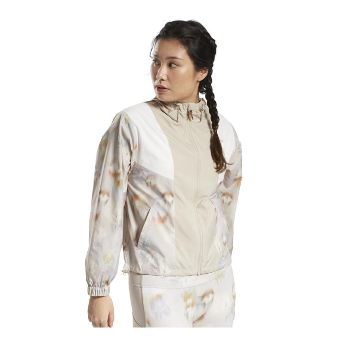 リーボック Reebok ウインドブレーカー ジャケット レディース KireiFit Graphic Windbreaker H52814 JME34 通販 LINEポイント最大0.5%GET LINEショッピング リーボック ジップアップジャンパー 薄手