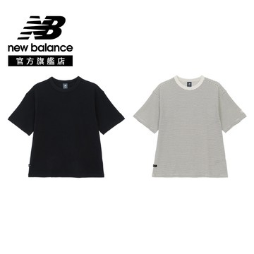[New Balance]薄針織短袖上衣_男性_黑色_MT6249HABK 版型正常