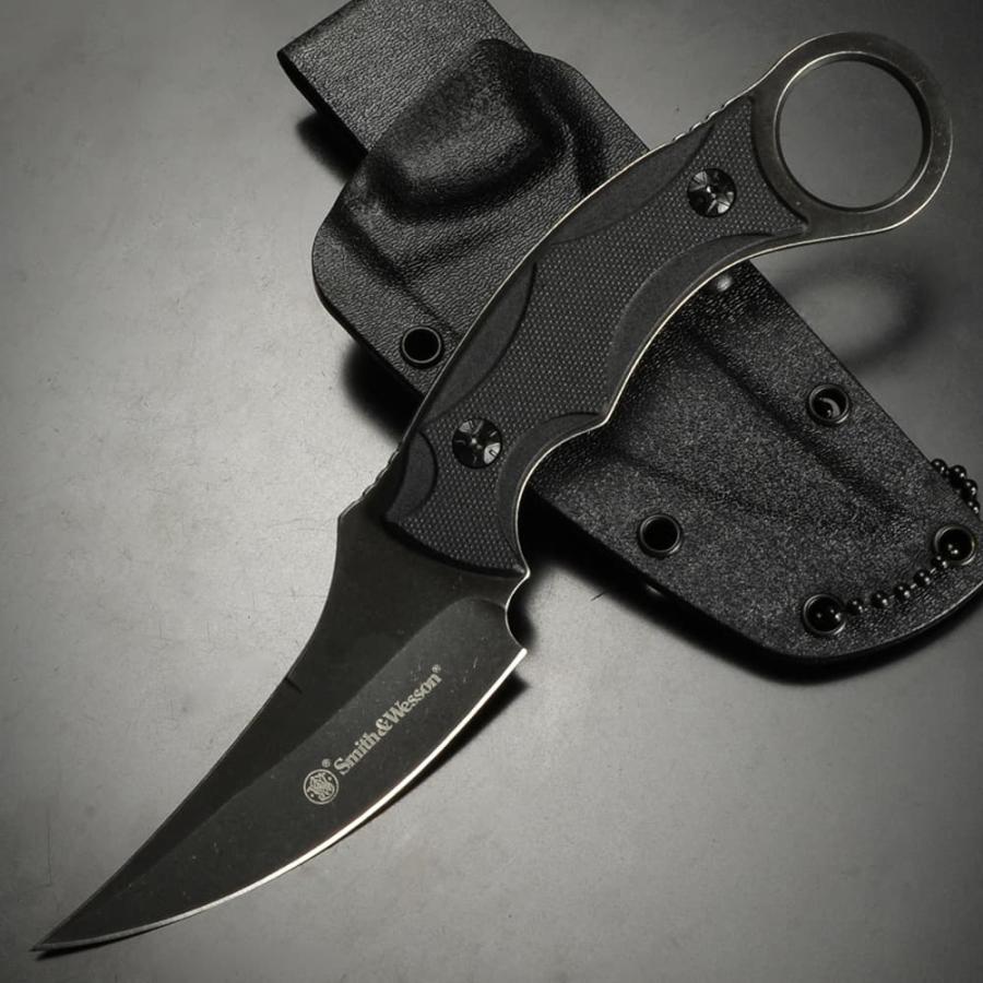 Smith Wesson ネックナイフ KARAMBIT ハードシース付き SW995