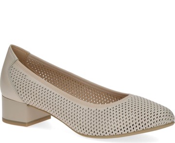 CAPRICE CREAM ELEGANT CLOSED FORMAL 米白色女款鞋子