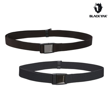 【BLACKYAK】YAK快扣腰帶(深咖啡/黑色)-彈性織帶 時尚配件 男女通用快扣腰帶|BYEB1NAU01