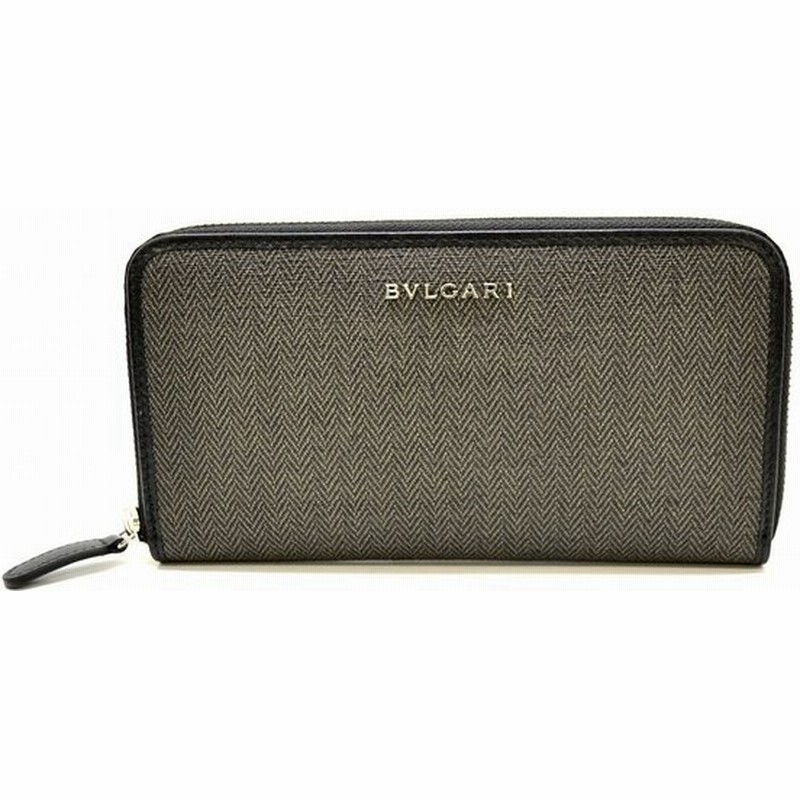 財布 Bvlgari ブルガリ ウィークエンド ラウンドファスナー 長財布 Pvc レザー 黒 ブラック ダークグレー U 通販 Lineポイント最大0 5 Get Lineショッピング