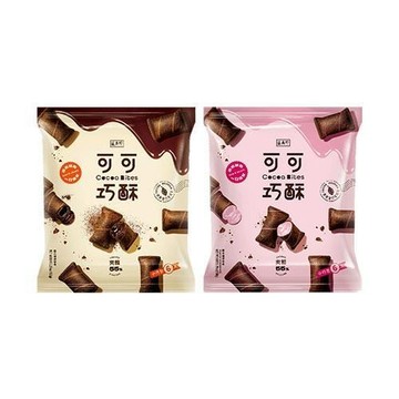 盛香珍可可巧酥系列(巧克力風味/草莓風味)150G-包