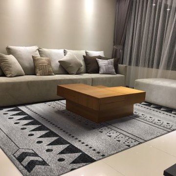 【山德力】民族風幾何時尚地毯 200X290CM 洛伊