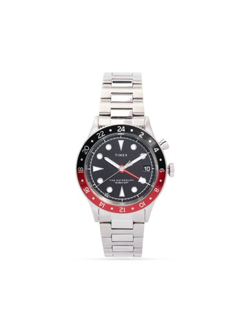 TIMEX - Waterbury Traditional GMT 39mm - men - stainless steel - One Size - Silver