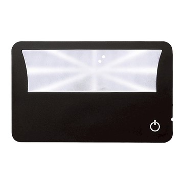 AHOYE 便攜式LED燈卡片放大鏡  顏色隨機  1個