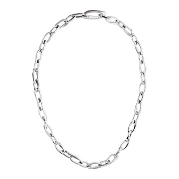 Calvin Klein 凱文克萊 CK Harmonious Connection 流動線條粗項鍊(35000804)