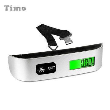 隔日到貨🚚【Timo】電子行李秤 LED背光 手提 電子秤 行李秤 磅秤 出國必備 釣魚 快遞 包裹 手提秤 旅行秤