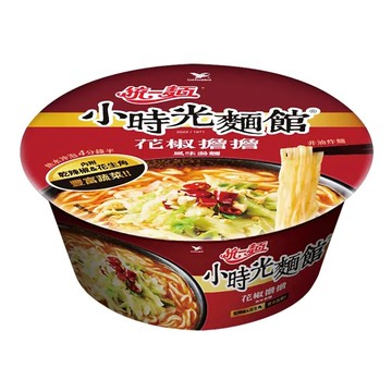 【統一麵】小時光麵館-花椒擔擔風味湯麵碗110g
