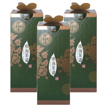 南海茶道 桂花烏龍立體茶包禮盒  4g  20包  3盒