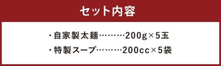 つけ麺 5食分 セット 太麺