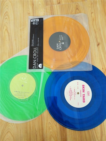 10寸 彩膠 黑膠打包 裝飾品 顏色隨機 可以播放