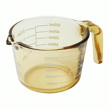 Corelle Brands 康寧餐具 VISIONS 耐熱玻璃量杯 CP-8818  透明  500ml  1個