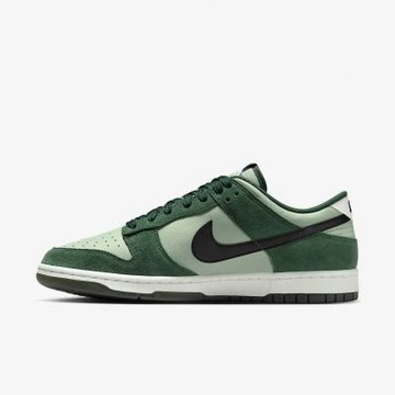 NIKE DUNK LOW RETRO SE 男鞋 休閒鞋 運動鞋 復古 麂皮 綠-IB6399301