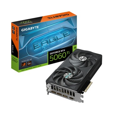 GIGABYTE RTX 5060 Ti EAGLE OC 16G 顯示卡+技嘉 GP-P650G PG5 650W 金牌 電源供應器