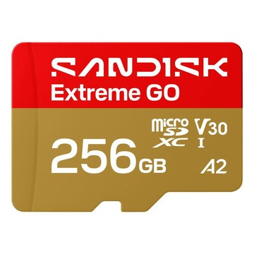 SanDisk 晟碟 Extreme GO microSD 記憶卡 SDSQXGN-256G-GN6MN  1個  256GB