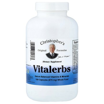 Christopher's Original Formulas, Vitalerbs，180 粒膠囊