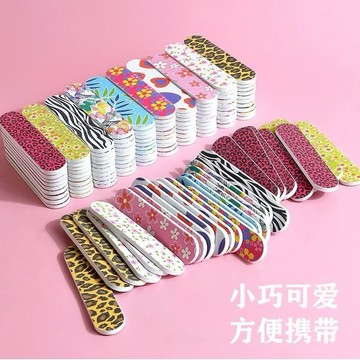 💗台灣出貨💗迷你美甲搓指甲挫可愛指甲搓條美甲店修型打磨條磨砂條穿戴甲贈品