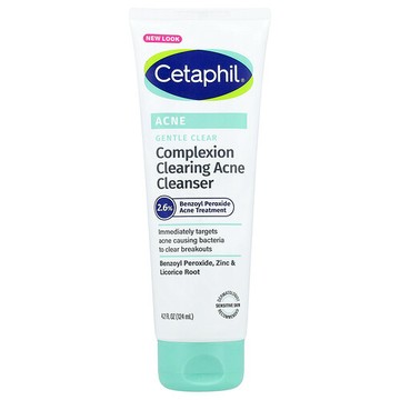 Cetaphil, Gentle Clear，清亮膚色抗痘潔面乳，4.2 液量盎司（124 毫升）