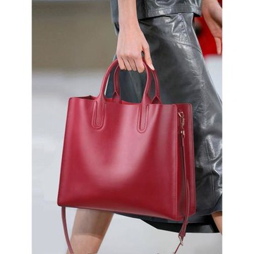 真皮女包大容量高級感手提包大包上班通勤軟皮包包單肩斜挎托特包