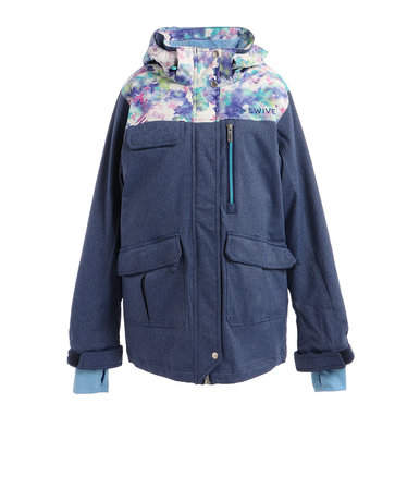 スウィベル Swivel スノーボード ウェア レディース Garden Solid ジャケット 355sw9fa5637 Ind 通販 Lineポイント最大get Lineショッピング