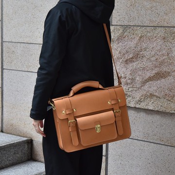 日本職人手作皮革學院風兩用商務公事包 BC-16 - 共5色