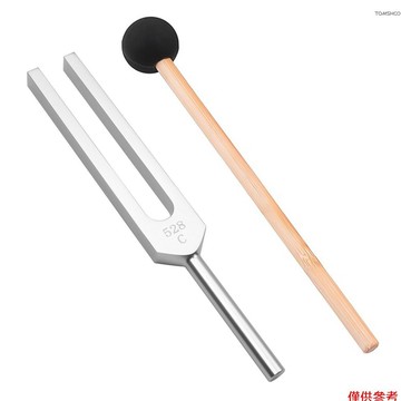 Winn 鋁合金音叉 528C 528Hz 音叉帶木槌清潔布手提袋聲音治療樂器