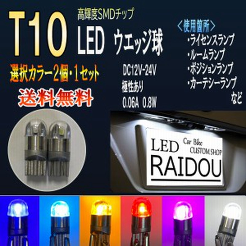 三菱 ミニキャブ トラック H2.2～H2.12 U1#T系 LED T10 ウエッジ球