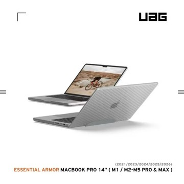 UAG Macbook Pro 14吋(2021-2026)耐衝擊輕量保護殼-透明(M1/M2/M3/M4/M5 Pro&Max)