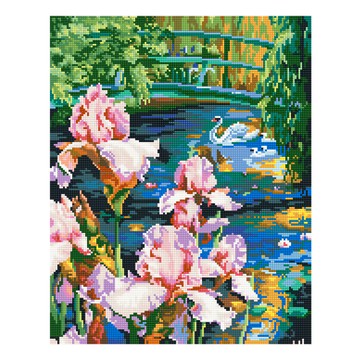 ArtLife 藝術生活 鑽石畫 GJ815 6歲以上 1kg  50 x 40cm  蓮花橋畔