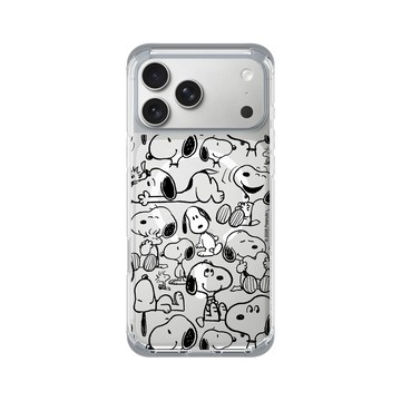 iPhone 17 Pro Max ClearX (MagSafe 兼容) 霜透灰 - 史努比 Snoopy - 找我嗎？