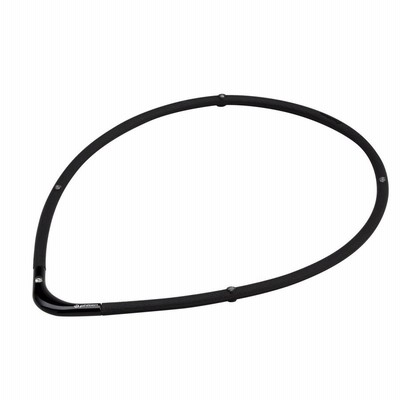 ファイテン(phiten) ネックレス RAKUWA 磁気チタンネックレスS-|| ブラック×ブラック 55cm