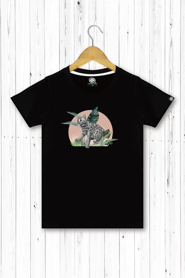 STATELYWORK石虎T 女短T恤 黑白二色