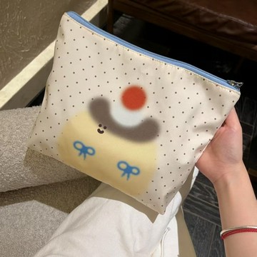 風度嚴選❤️ 網紅可愛便攜女款包包 大容量化妝包 出差洗漱收納包 小旅行外出手拿包 化妝包 補妝包